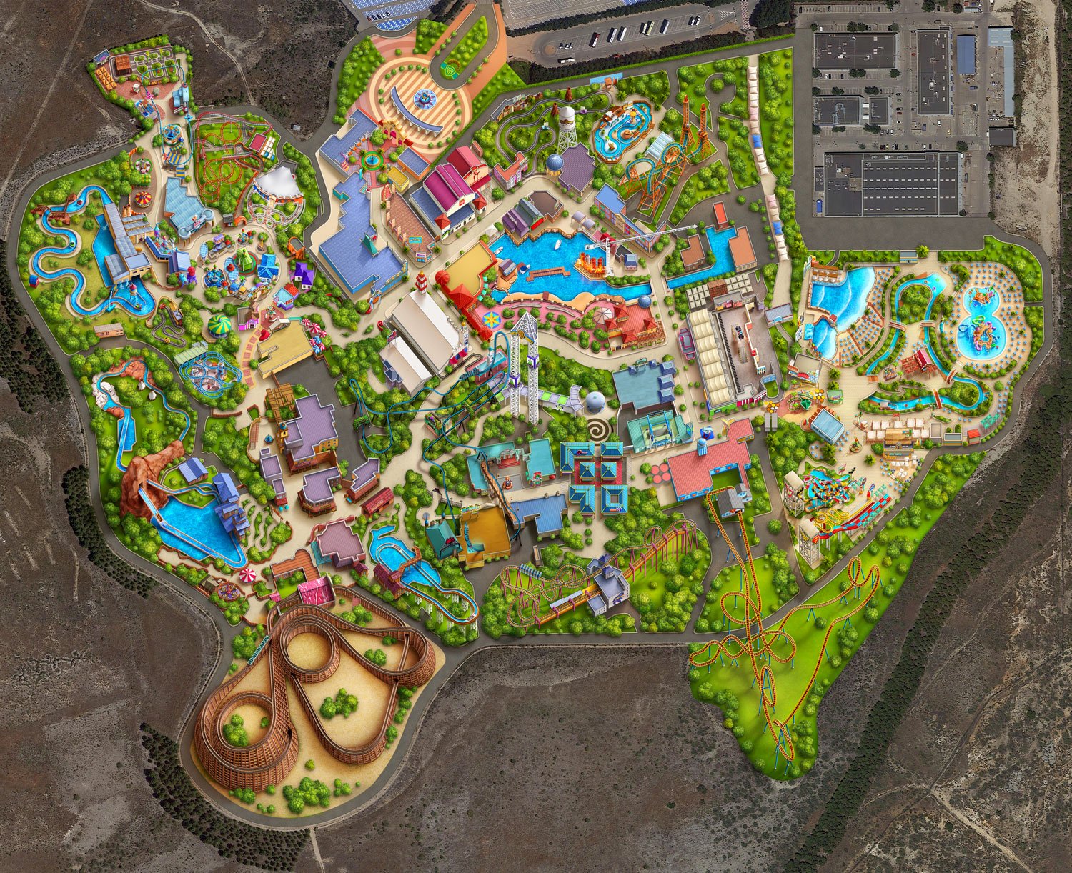 Warner Park MAP illustration